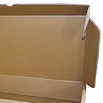 Self-assembled die-cut boxes for e-commerce shipments: easy to assemble and inexpensive. Self-erecting boxes, boxes with tear and double-sided tape